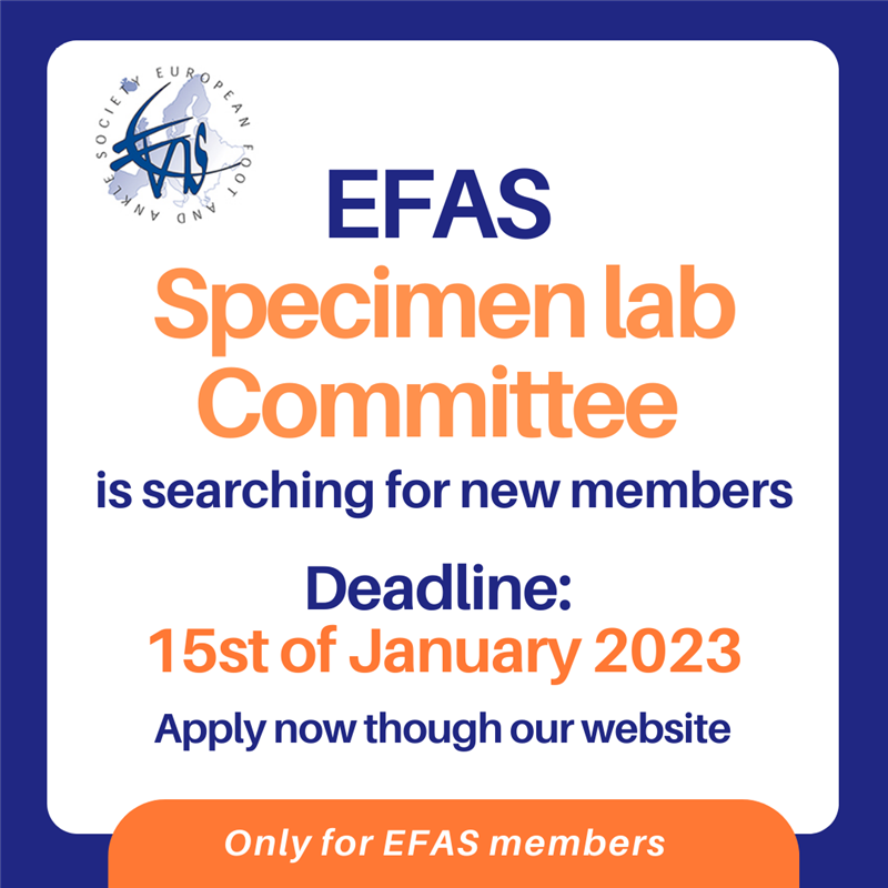 EFAS Specimen Lab Committee is searching for new members