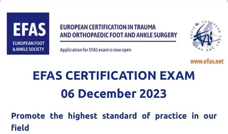 EFAS Certification Program 2023 - don't miss it